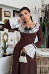 Ruyn Dress with Brooch Detail