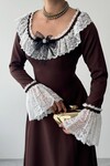 Ruyn Dress with Brooch Detail