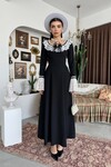 Ruyn Dress with Brooch Detail