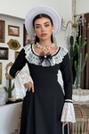 Ruyn Dress with Brooch Detail