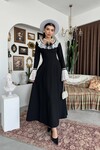 Ruyn Dress with Brooch Detail