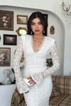 Ruyon Dress with Slit Detail