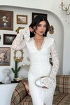 Ruyon Dress with Slit Detail