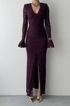 Ruyon Dress with Slit Detail