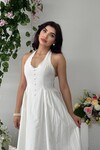 Smen Button Detail Dress