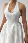 Smen Button Detail Dress