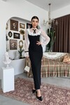 Sose Dress with Brooch Detail