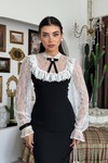 Sose Dress with Brooch Detail