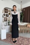 Sose Dress with Brooch Detail