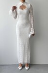Wexo Dress with Bust Cut-Out Detail