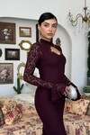 Wexo Dress with Bust Cut-Out Detail