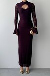 Wexo Dress with Bust Cut-Out Detail