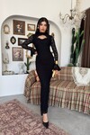 Wexo Dress with Bust Cut-Out Detail