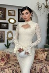Wexo Dress with Bust Cut-Out Detail