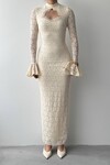 Wexo Dress with Bust Cut-Out Detail