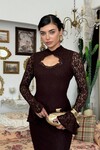 Wexo Dress with Bust Cut-Out Detail