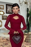 Wexo Dress with Bust Cut-Out Detail