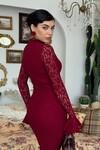 Wexo Dress with Bust Cut-Out Detail
