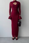 Wexo Dress with Bust Cut-Out Detail