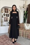 Wome Cape-Detail Dress