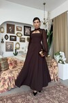 Wome Cape-Detail Dress