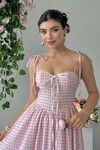 Yumak İp Askılı Elbise