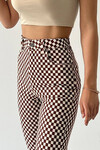 Checkerboard Patterned Trousers