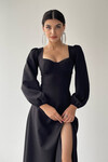 Midi Length Black Dress