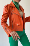 Colorful Leather Jacket