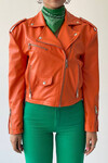 Colorful Leather Jacket