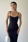 Fishnet Dress with Rope Straps
