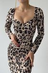 Ladies Leopard Patterned Dress