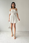 Olympos Strappy White Dress