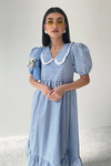 Dress with collar for children