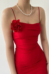 Quinn Rose Detailed Midi Dress