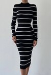 Larissa Striped Knitwear Dress