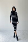 Larissa Striped Knitwear Dress