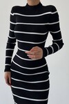 Larissa Striped Knitwear Dress