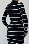 Larissa Striped Knitwear Dress