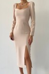 Ellie Slit Midi Dress