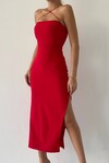 Drew Slit Midi Dress