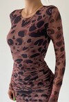 Bilbao Leopard Tulle Dress