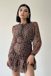 Hannah Leopard Print Dress