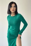 Slit Knitwear Dress