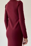 Slit Knitwear Dress