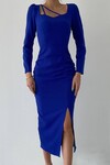 Velvet Rope Detailed Midi Dress