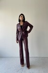 Gloria Leather Suit with Jacket