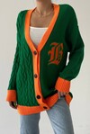 Double Color Cardigan