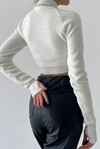 Finger Detailed Knitwear Sweater