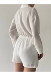 Ziana Shorts Jumpsuit White